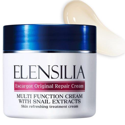 Original Escargot Facial Repair Cream 1.76 oz - 80% French Mucin for Long-Lasting Hydration, Bouncy Gel Texture,