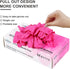 FINITEX Pink Nitrile Disposable Gloves - 3.5mil, 100PCS Powder Free Latex Free Cleaning Medical Exam Food Gloves