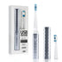 Pop Sonic USB Charge Anywhere Toothbrush(Silver) | Rechargeable Toothbrush w/Up to 40,000 Brush Strokes/Minute-Long-Lasting DuPont Nylon Bristles -Teens & Adult Toothbrush with Quadrant Pacer & Timer