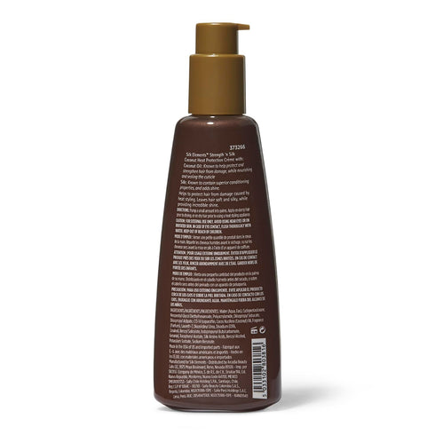 Silk Elements Heat Protection Creme, AntiFrizz, Smoothing, Coconut Oil and Silk for Relaxed or Natural Hair