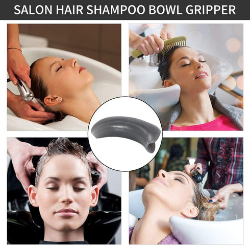 Salon Neck Rest Cushion, Silicone Shampoo Neck Pillow, Non Slip Waterproof Hairdressing Washing Spa Sink Support