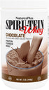 Natures Plus SPIRU-TEIN WHEY Shake - Chocolate, 1 lb Whey Protein Powder with Spirulina, Vitamins & Minerals