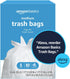 Amazon Basics 8 Gallon Flap Tie Trash Bags, 80 Count, Fresh Scent