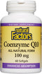 Natural Factors Coenzyme Q10, 100 mg, 60 Count - Natural Supplement for Energy, Heart & Cognitive Support