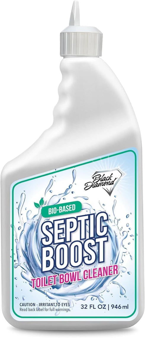 Septic Safe Toilet Bowl Cleaner, Acid-Free Bio-Based Liquid Cleaner with Enzymes, 32 FL Oz