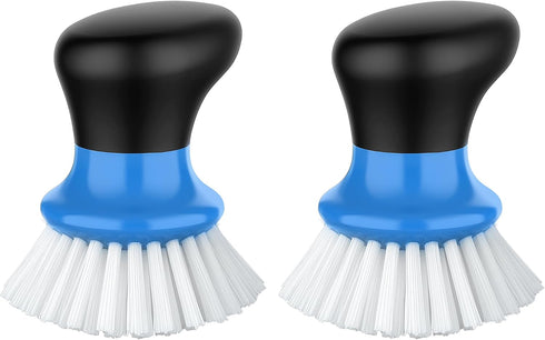 MR.SIGA Dish Scrub Brush, Palm Brush Dish Scrubber with Ergonomic Grip, Kitchen