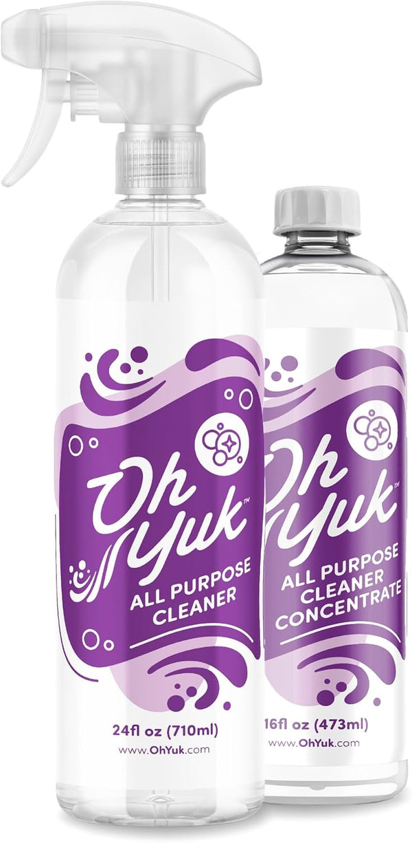 Oh Yuk All Purpose Cleaner All-in-One Combo Pack with Multi-Purpose Surface Spray