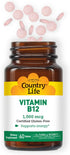 Country Life Vitamin B-12, 1000 mcg, 60 Tablets