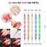 Nail Art Kit with 30 Striping Tape, 4 Striping Roller Box, 12 Colors Rhinestones, 5 Dotting Pens & 15 Brush Set