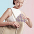 Small Makeup Bag for Purse, Mini Checkered Cosmetic Zipper Pouch, Travel Organizer for Women and Girls