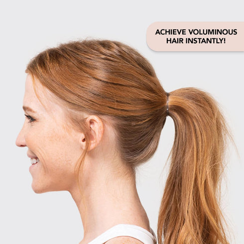 Kitsch PONYFULL Hair Volumizer Tool - Adds Lift and Style to Your Ponytail, Includes 3 No Snag Elastic Ties