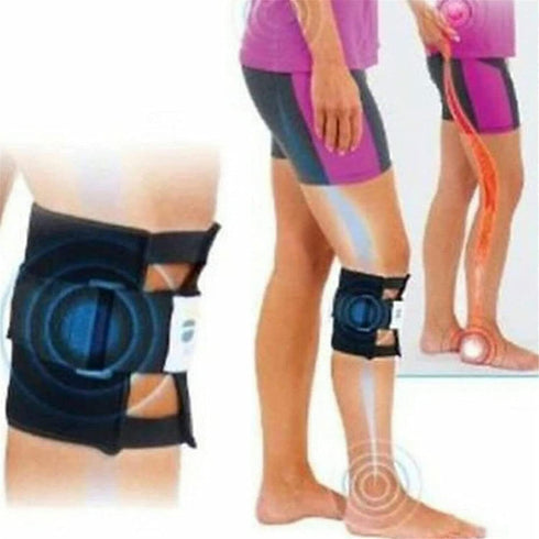 Pressure Point Brace for Acupressure Leg Sciatica Relief - Self Massage Tool, Body Trigger Point Massager, Magnetic