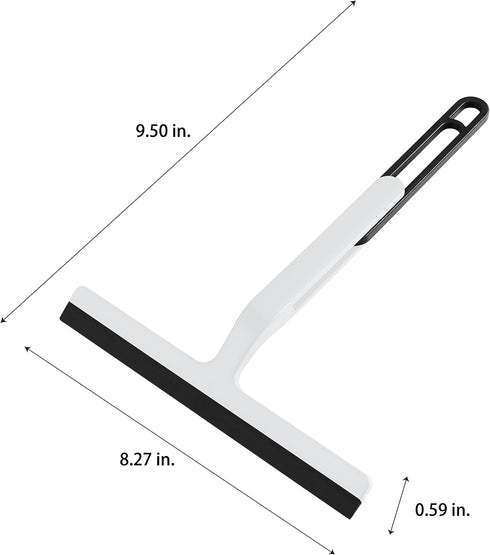 Bath Bliss Chrome Extendable Suction Hook Squeegee