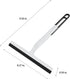 Bath Bliss Chrome Extendable Suction Hook Squeegee