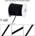 Single Face Velvet Ribbon 50 Yards 1/8 inch Black, Polyester Velvet Ribbon for Wedding, Gift Wrapping & Home Decoration