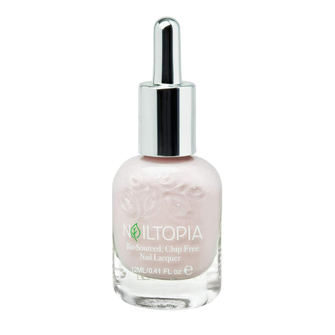 Nailtopia Plant-Based Chip Free Nail Lacquer, Non Toxic, Long-Lasting Strengthening Polish - Kissin In The Rain (Pink)