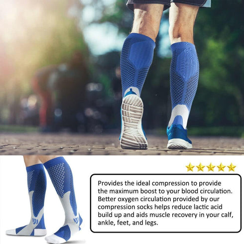 Magik 3-6 20-30 mmhg Pairs Medical Sport Compression Socks for Edema Varicose Veins