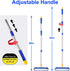 ITTAHO Floor Scrub Brush, 2 in 1 Deck Scrub Brush with Long Handle, Deck Cleaning Brush, Scrub Broom for Tile Floor,Deck,Patio,Marble,Garage,Wall, Kitchen,Bathroom by ITTAHO