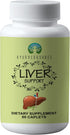 Liver Support Herbal Ayurvedic Supplement, 60 Caplets - Supports Healthy Liver with 13 Powerful Herbs, Vegan,