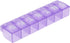 EZY DOSE Weekly Pill Case, 7-Day Medicine Planner, Large Locking Compartments, BPA Free
