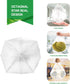 FORID Clear Small Trash Bags, 2.6 Gallon, 220 Count, Durable Plastic Liners for Bathroom Bedroom Office Garbage Can