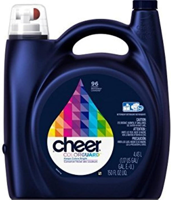 Cheer Liquid Laundry Detergent, 96 Loads, 150 Fl Oz (Pack of 1)