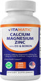 Vitamatic Calcium Magnesium Zinc D3 Boron | 365 Coated Tablets Supplement | Calcium 1200 mg, Magnesium 420mg, Zinc