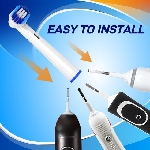 Replacement Toothbrush Heads - Compatible with Bitvae R1/R2, Rotating Electric Brush Heads for Oral B Braun Pro Series,
