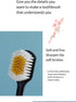 Japanese Soft-bristled Manual Toothbrush Set, Wide-Headed Floss Toothbrush for Adult Care (3 Sets)