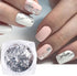 Holographic Nail Foil Glitter Flakes, 3D Sparkly Aluminum Foil Flake for Acrylic Nails Design (4 Boxes)