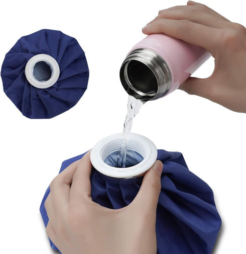 Ice Pack for Injuries, Hot & Cold Therapy, Reusable 9 in Bag for Teeth Pain, Headaches, Menstrual Relief