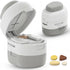 WMuxvia Pill Cutter Splitter with Storage Box, Adjustable Vertical Press Pill Splitter for