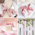 Rose Gold Satin Ribbon 1 Inch x 25 Yards, Solid Color Fabric Ribbon for Gift Wrapping and Crafts