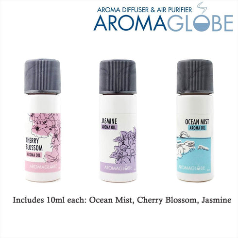 U.S. JACLEAN Daiwa Felicity Aroma Globe Air & Room Revitalizer - White Noise Aromatizer Air Washer Machine with Scented