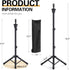 Relx Adjustable Wig Head Stand, Mannequin Tripod for Cosmetology Hairdressing Training