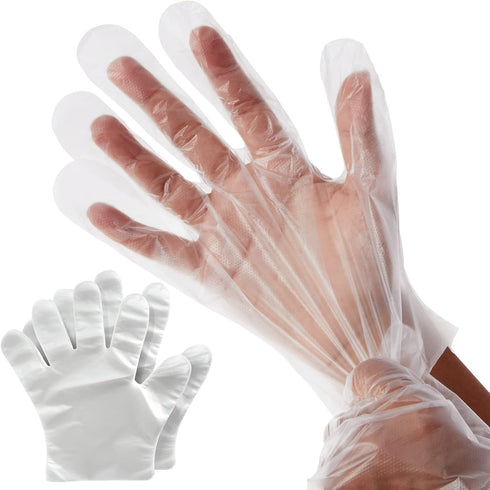 Juvale 100-Pack Disposable Food Safe Gloves for Cooking, Kitchen Prep, and Baking, One Size Fits Most