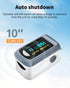 Fingertip Pulse Oximeter, Blood Oxygen Saturation Monitor, Heart Rate and Fast SpO2 Reading with OLED Screen and Lanyard