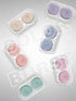 Pack 6 Vastsoon Contact Lens Case, of Portable Contact Solution Soaking Case with Contact Lens Applicator Tool