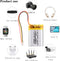 3.7V Lipo Battery 600mAh Rechargeable Lithium Polymer with SH 1.0-3P Connector (602535)