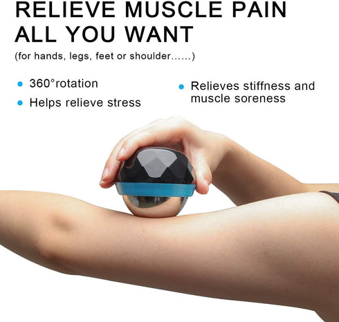 Inflammation Coolrunner Cold Massage Roller Ball, Cryosphere Cold Massage Ball- Heat Therapy & Cold Therapy Relief