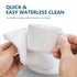 Nmuxyro 30 Count (Pack 5) Breast Pump Wipes Quick Clean, Natural Pump Parts Cleaning On The Go, Resealable Manual