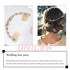 Unicra Bridal Hair Combs Wedding Crystal Headpieces Accessories for Brides (Gold).