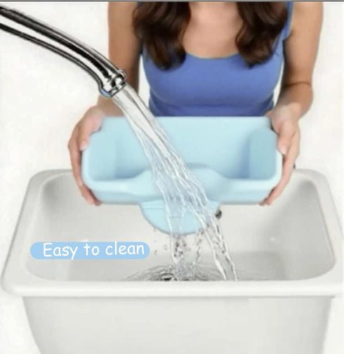 Portable Hair Washing Station,Silicone Hair Washing Basin for Toddlers,Children & Teens,Stable Sink/Bathtub Shampoo