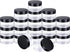 SATINIOR 24 Pieces Empty Clear Plastic Jars - Round Storage Containers with Lids for Beauty Products and Crafts