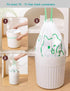 YIHUANYIFA 4 60pcs 60pcs) Gallon Trash Bags Drawstring Tearing-Free for Bathroom Office Home Bedroom Trash Can