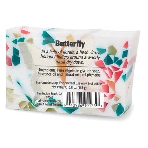 Primal Elements Glycerin Bar Soap | Helps All Skin Types, Sensitive, Oily & Dry, NO PARABENS, VEGAN, GLUTEN FREE,