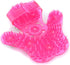 SAMYO 9 360-degree-roller Palm Shaped Massage Glove Body Massager with Metal Roller Ball Beauty Body Care (Pink)