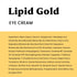 Stratia Lipid Gold Eye Cream, Moisturizer & Anti-Aging Skin Care for Dark Circles, Fine Lines, 0.5 fl. oz