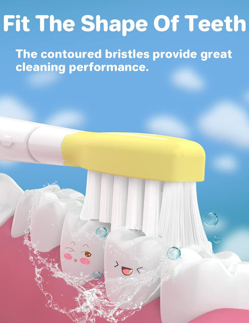 FutulkyUS Kids Toothbrush Replacement Heads for Philips Sonicare, Soft Electric Brush Head for Children 8 Pack