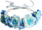 Vivivalue Floral Crown Flower Garland Headband, Floral Headpiece Halo for Wedding Party Photos